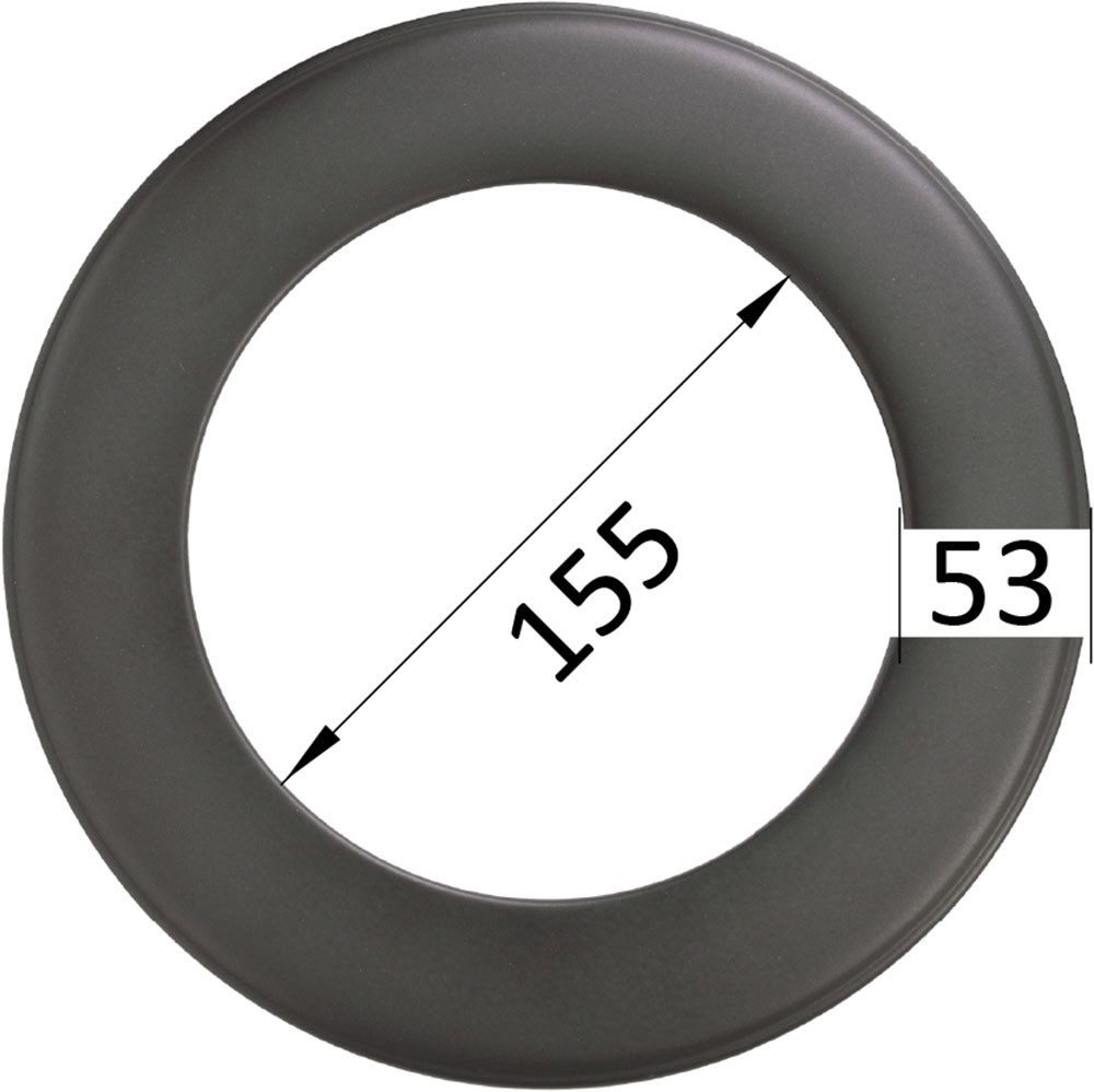 Hanseatic Ofenrohr Rauchrohranschlußset, 150 mm ø, dunkelgrau, (3-tlg), 90 ° – Bild 4 von 4