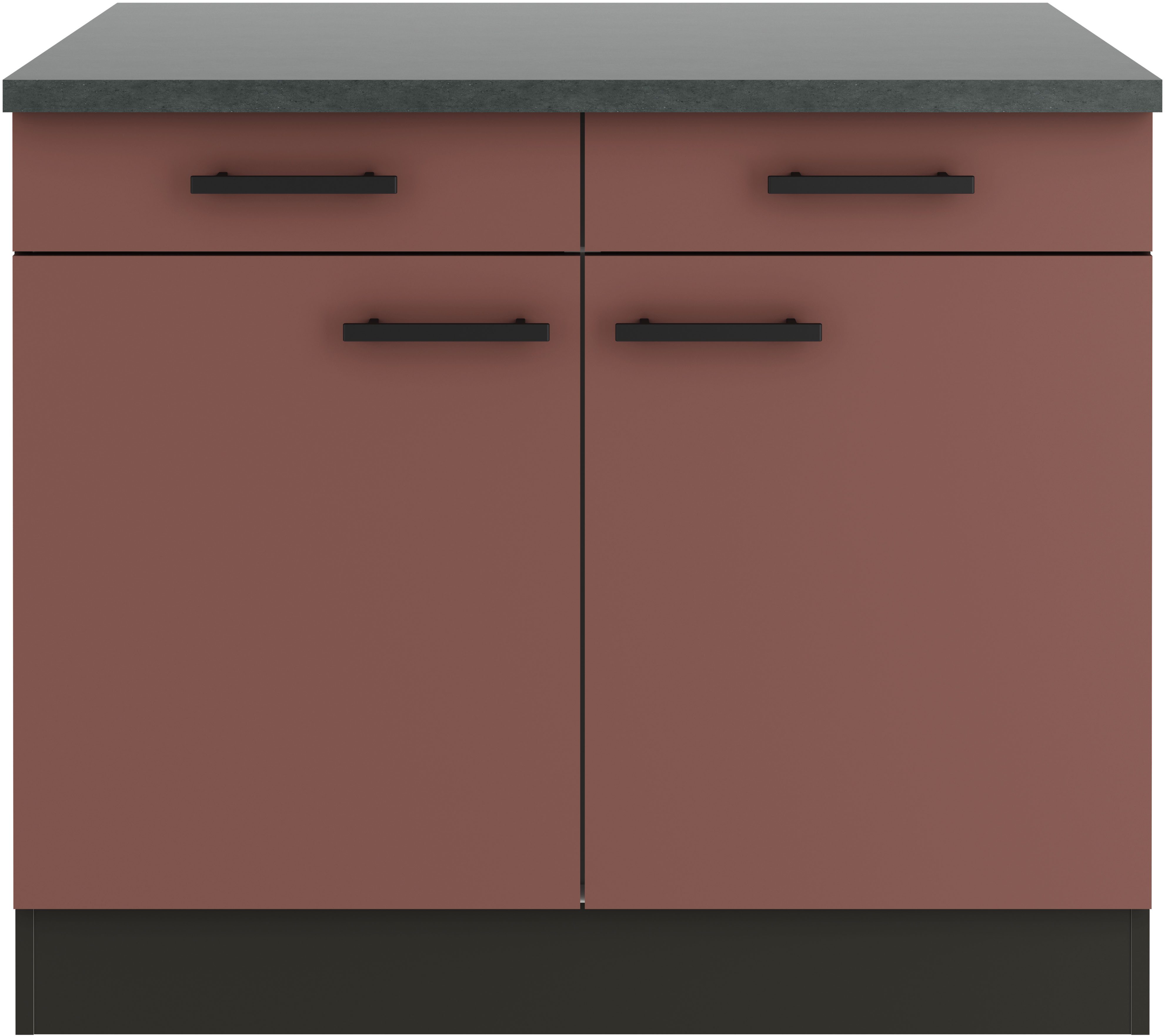 OPTIFIT Unterschrank "Palma", Breite 100 cm, mit 2 Türen und 2 Schubkästen günstig online kaufen