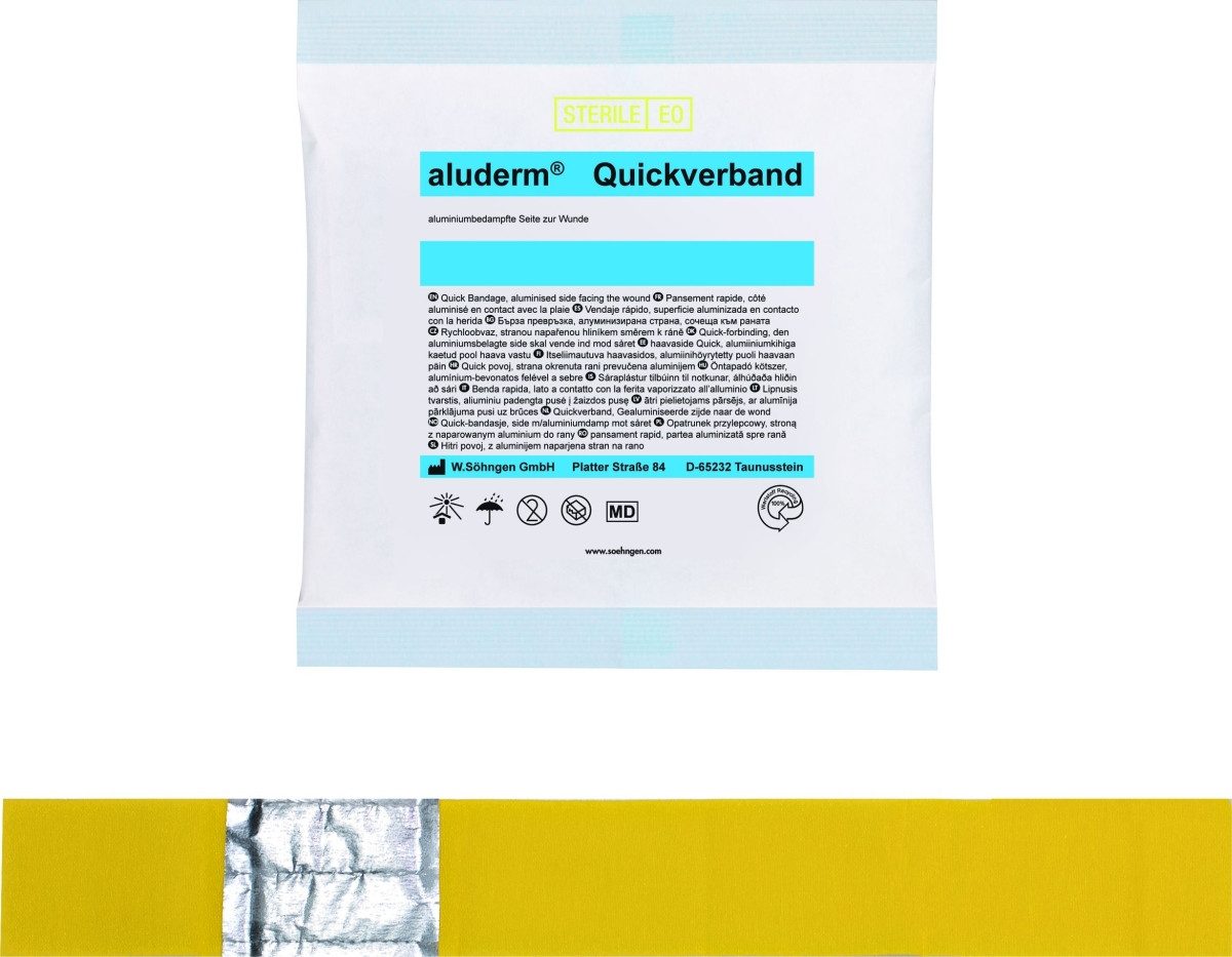 Söhngen Erste-Hilfe-Set Quickverband aluderm klein