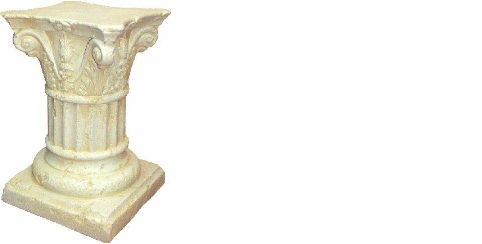 JVmoebel Skulptur Design Spalten 1643 Blumensäule Dekosäule Säulen Ständer Podest Antike