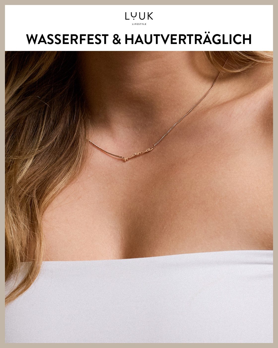 LUUK LIFESTYLE Kette mit Anhänger Mama, günstig online kaufen
