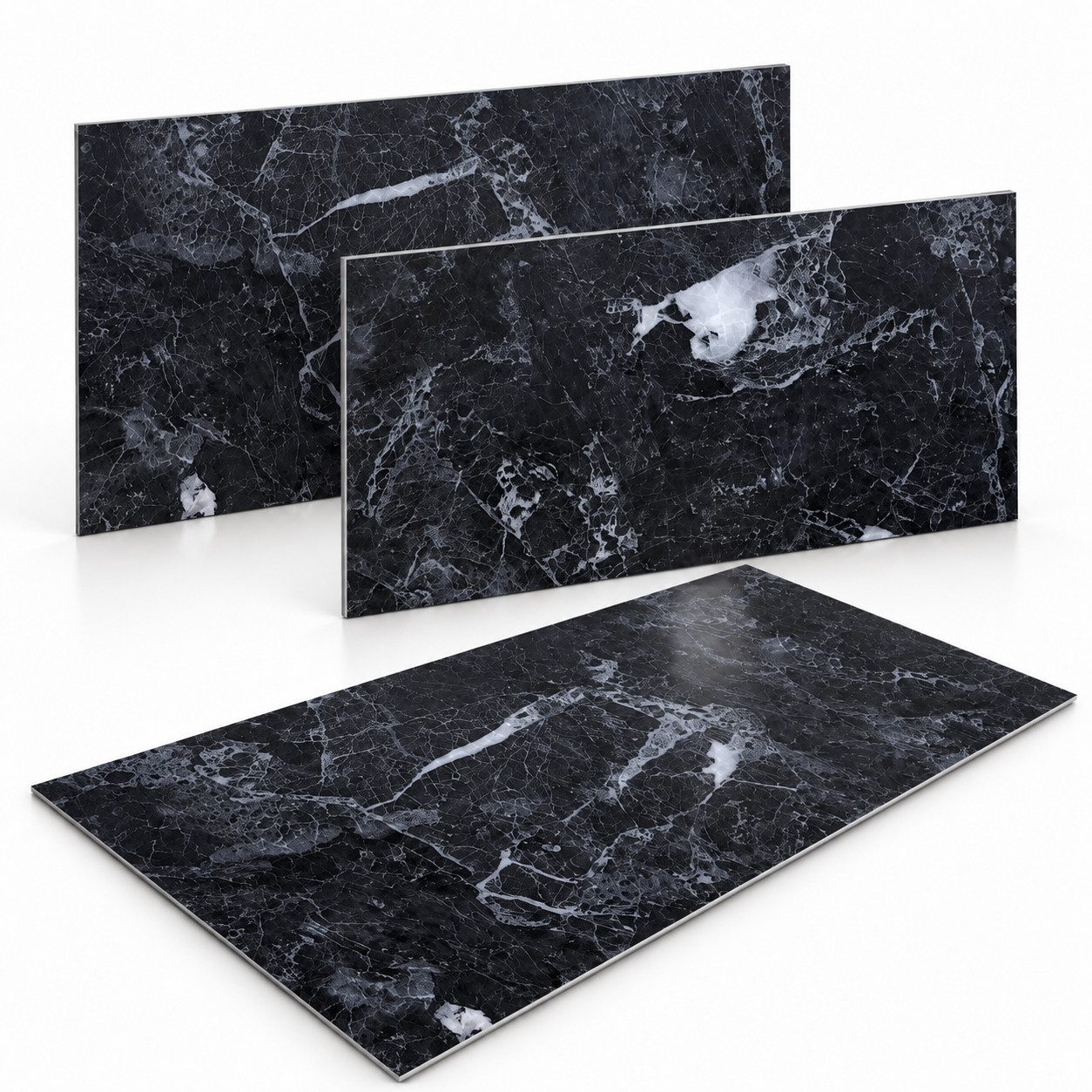 IKHEMalarka Wandpaneel Marmoroptik – Hochwertige PVC Wandverkleidung, BxL: 60x120 cm, 0,72 qm, (0,72m², 1 Stück) Alternative zu Fliesen & Marmor