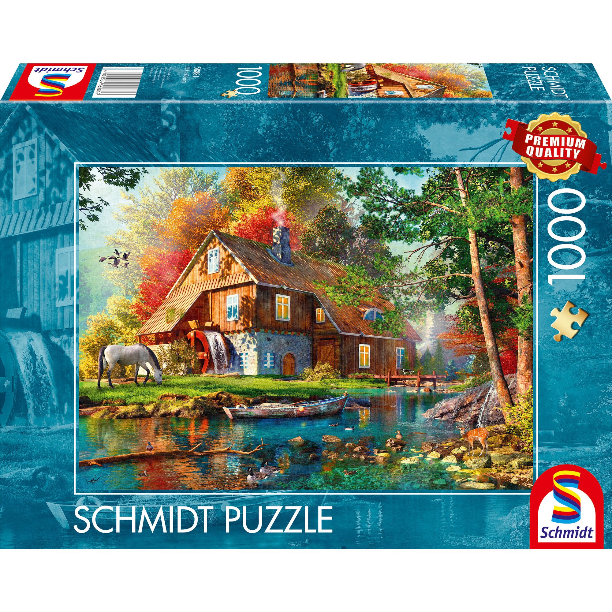 Schmidt Spiele Puzzle Schmidt Spiele Wassermühle günstig online kaufen