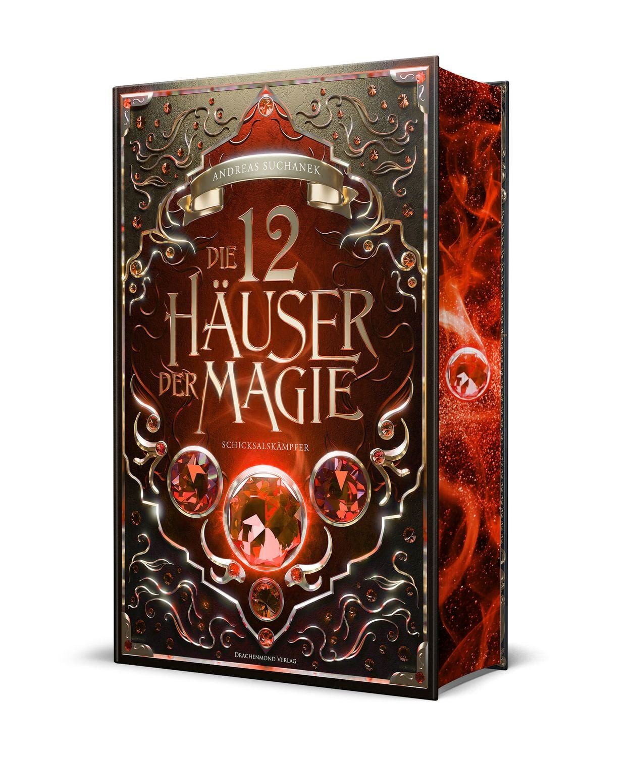 Die 12 Häuser der Magie - Schicksalskämpfer / Andreas Suchanek, Urban Fantasy, mit magischen Häusern, großen Intrigen und überraschendem Twist, Schmuckausgabe mit Farbschnitt-Garantie