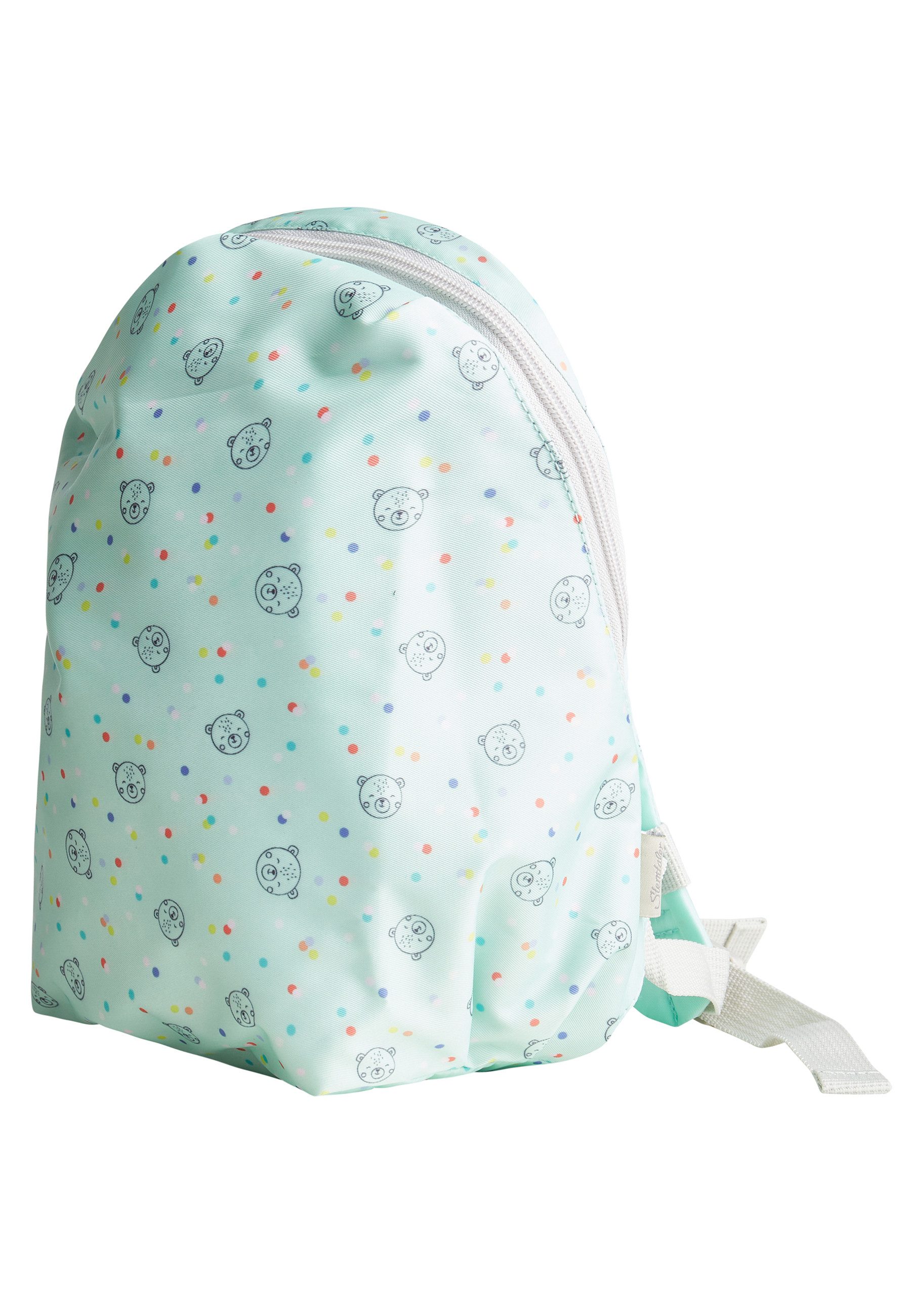 Sterntaler® Kinderrucksack Kinderrucksack Mini BÄR Bär (Familie Bär, 1-tlg), Kompaktrucksack, Flaschenhalter im Innenfach, All-Over Print