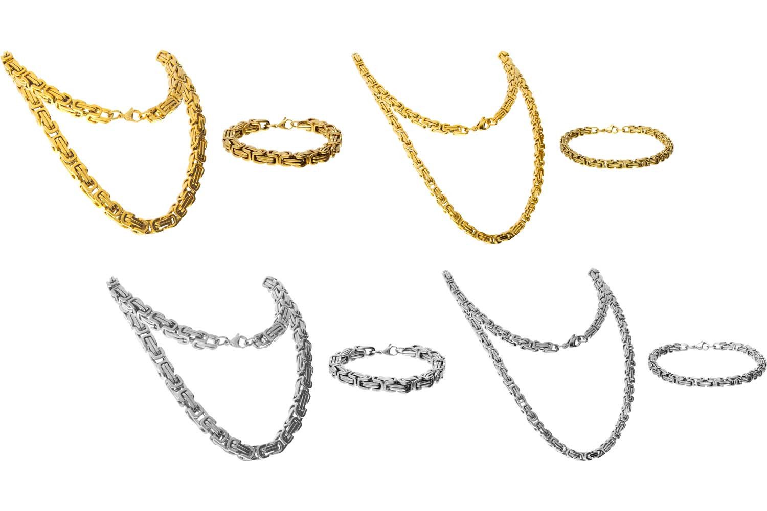 FILANGO Gliederkette SET Chirurgenstahl Königskette + günstig online kaufen