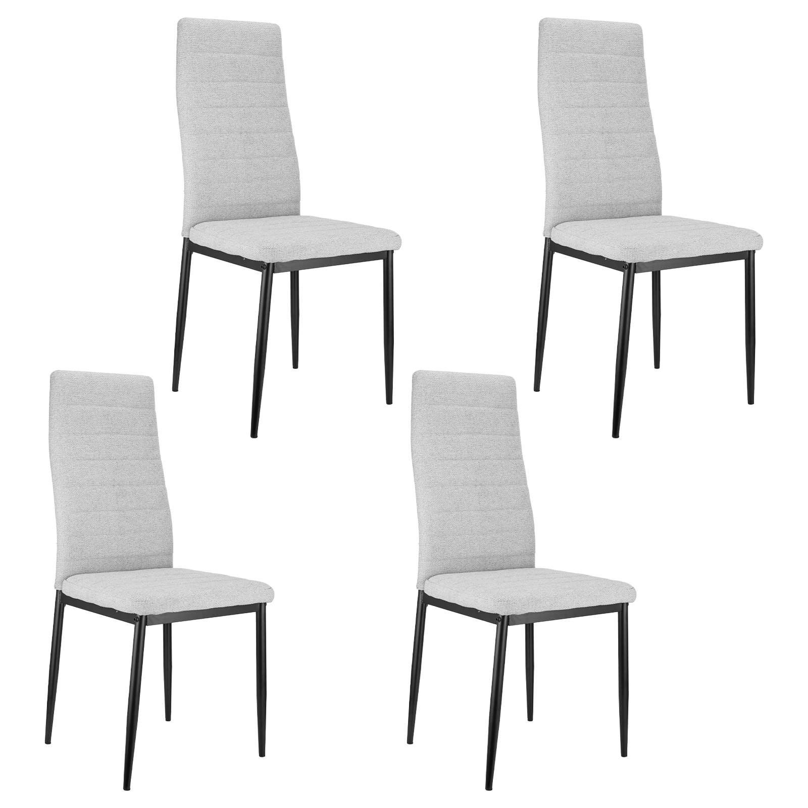 ElekHome Esszimmerstuhl Hochlehner ohne Armlehnen 4er-Set günstig online kaufen