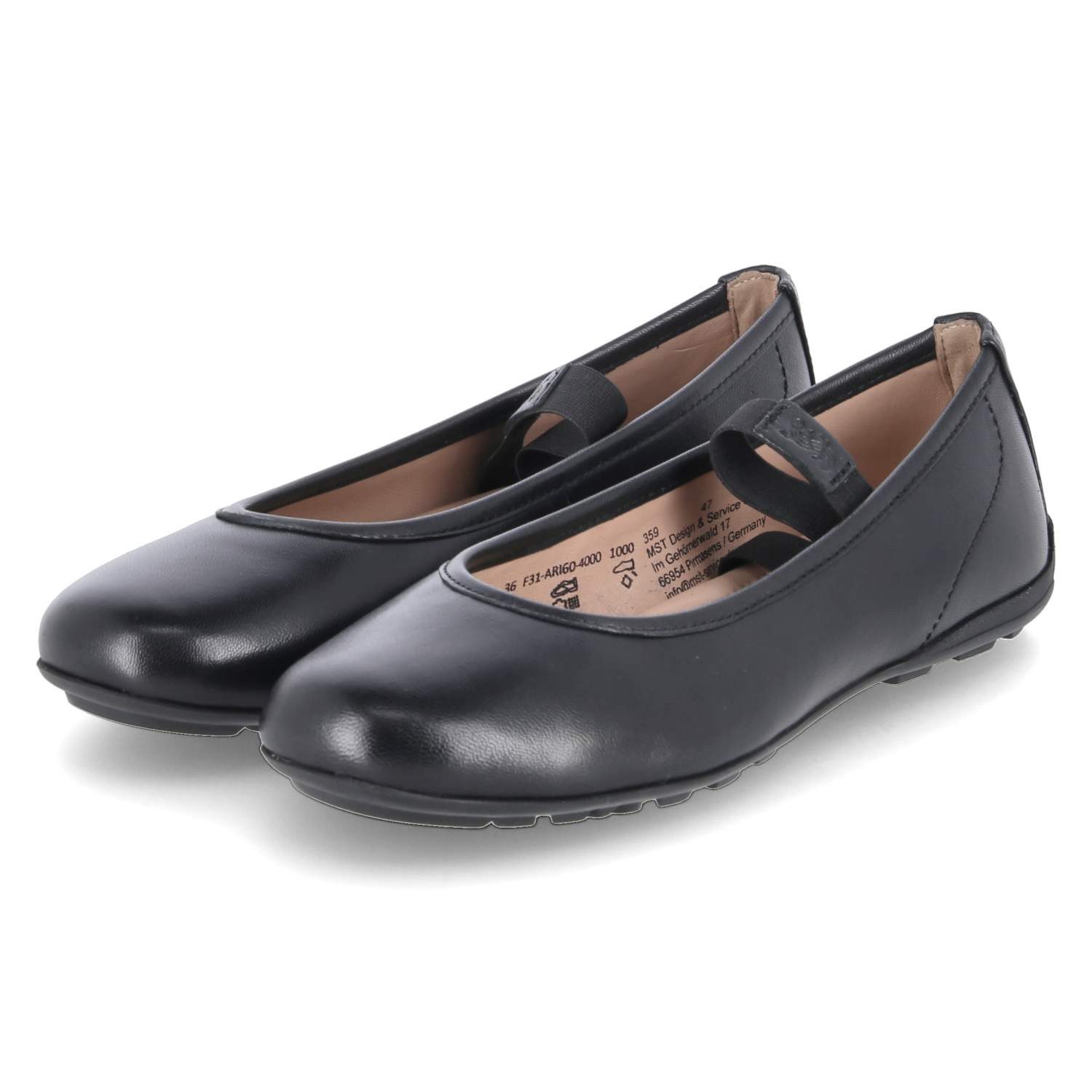 F31ARI604xxx-Black Nappa Ballerina