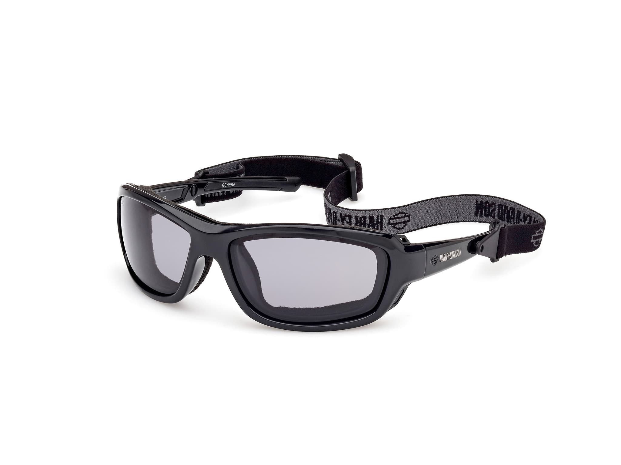 HARLEY-DAVIDSON, (1-St), Motorradbrille General - Marcolin - schwarz - HZ0002-01D