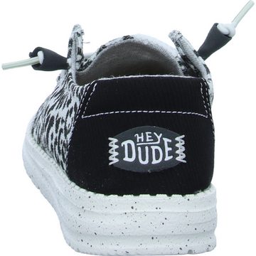 Hey Dude Wendy Leopard Black/Grey Slipper