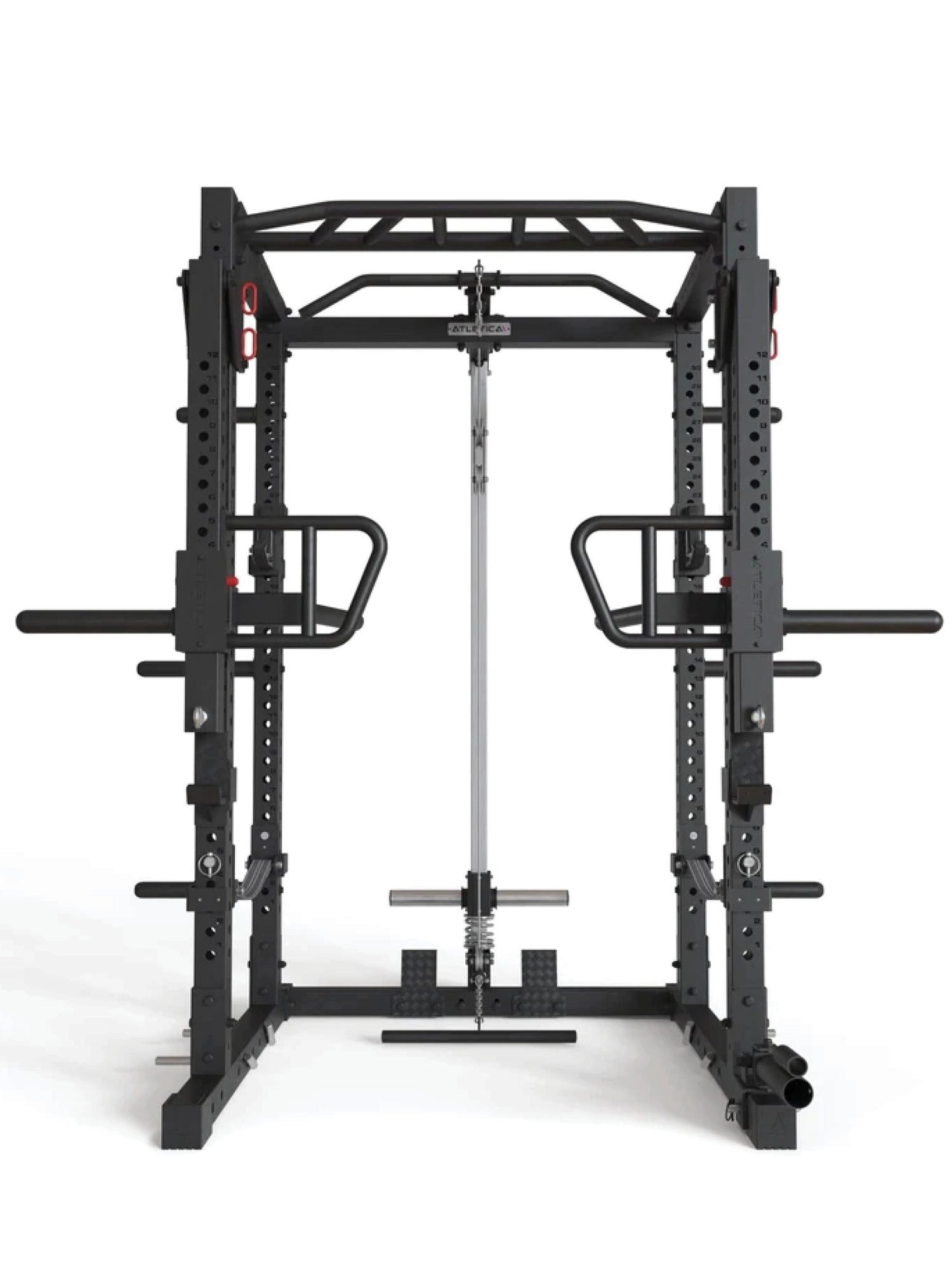 ATLETICA Power Rack R7-Raiden, Squat Rack mit Latzug