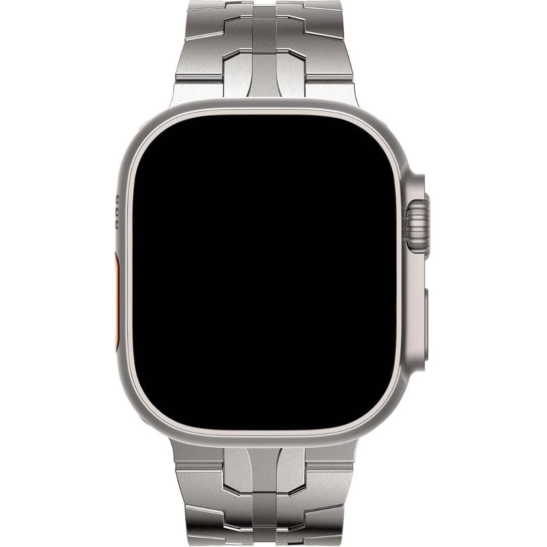 SmartUP Smartwatch-Armband für Apple Watch 11-1 / SE Ultra Titan Metall Ede günstig online kaufen