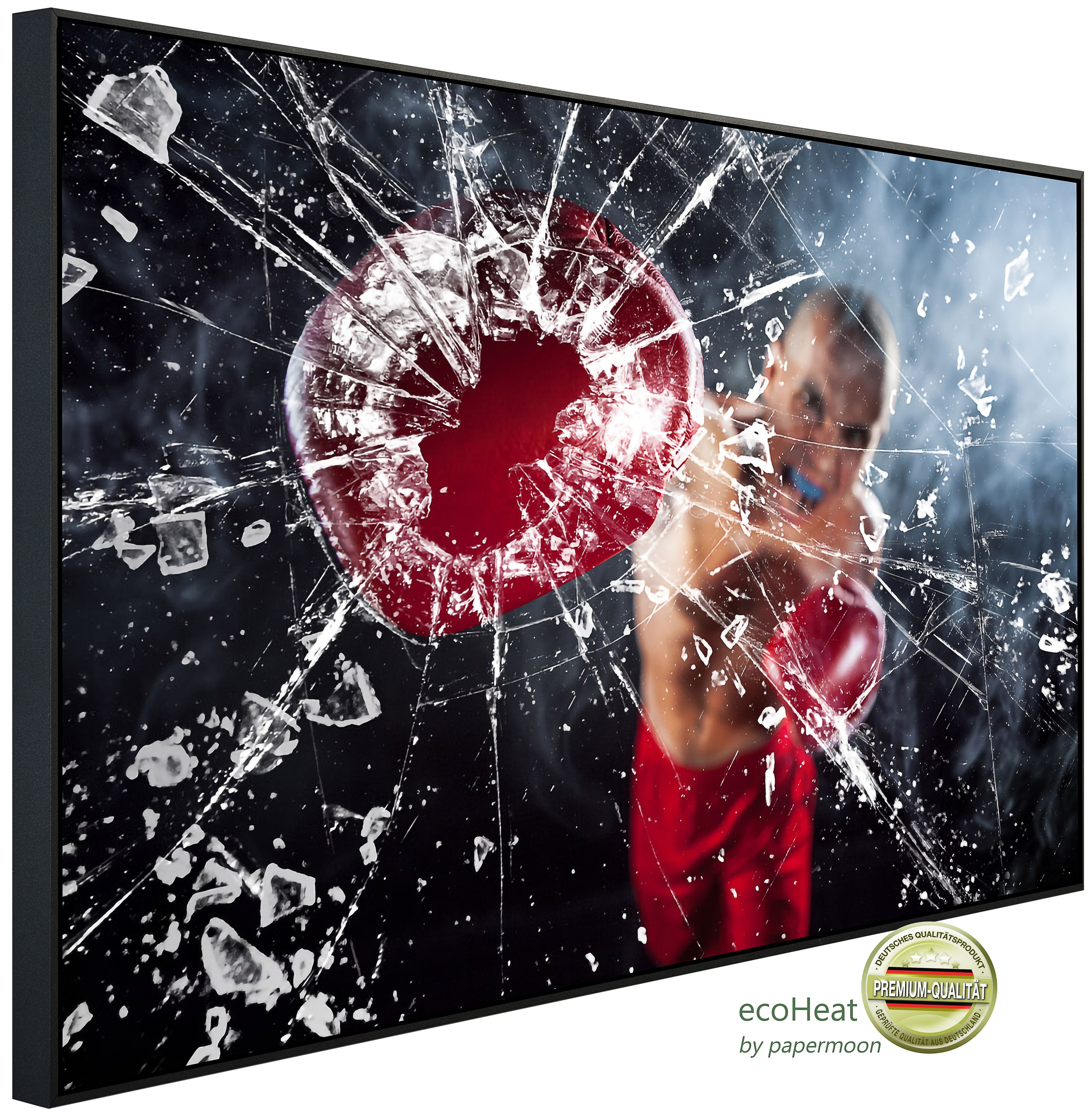 Papermoon Infrarotheizung INFRAROT-BILD-HEIZUNG, Boxer, TÜV-Rheinland/GS zertifiziert, angenehme Strahlungswärme