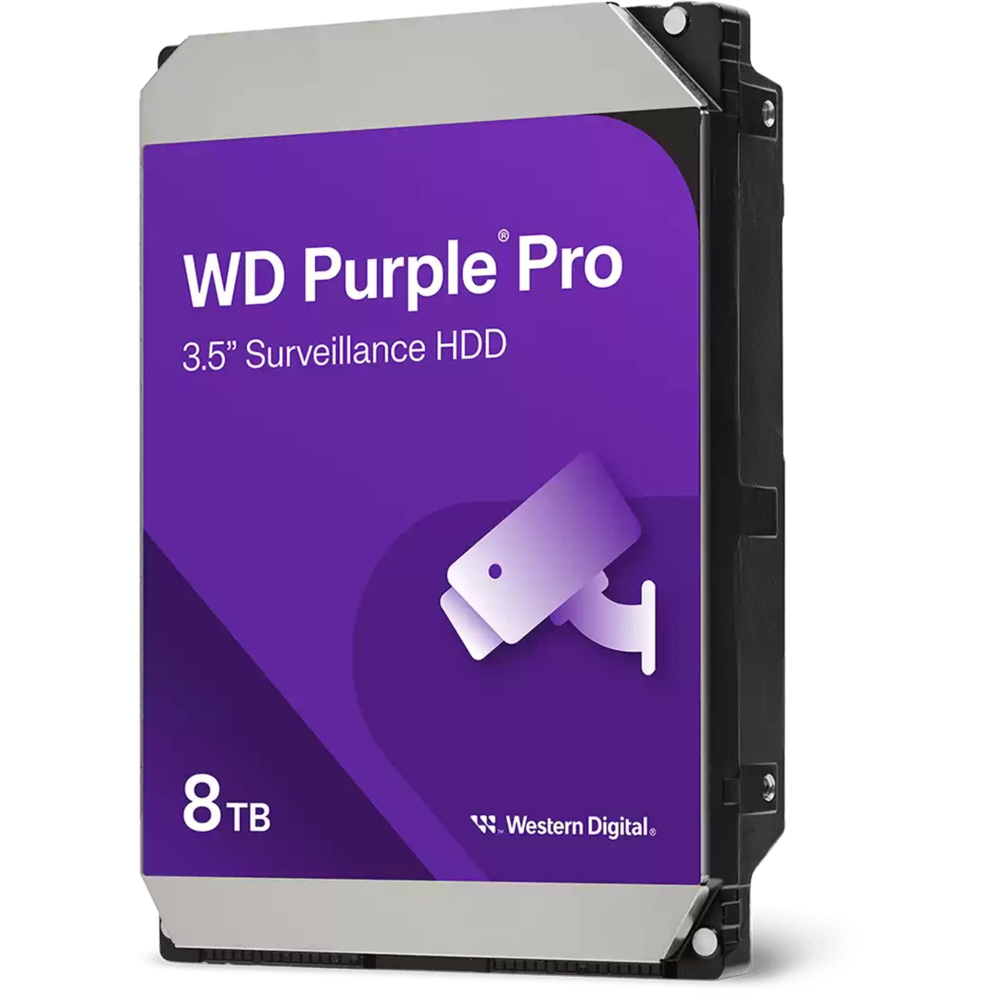 Western Digital WD Purple Pro 8 TB, Festplatte, (SATA 6 Gb/s, interne HDD-Festplatte (8 TB) 3.5"