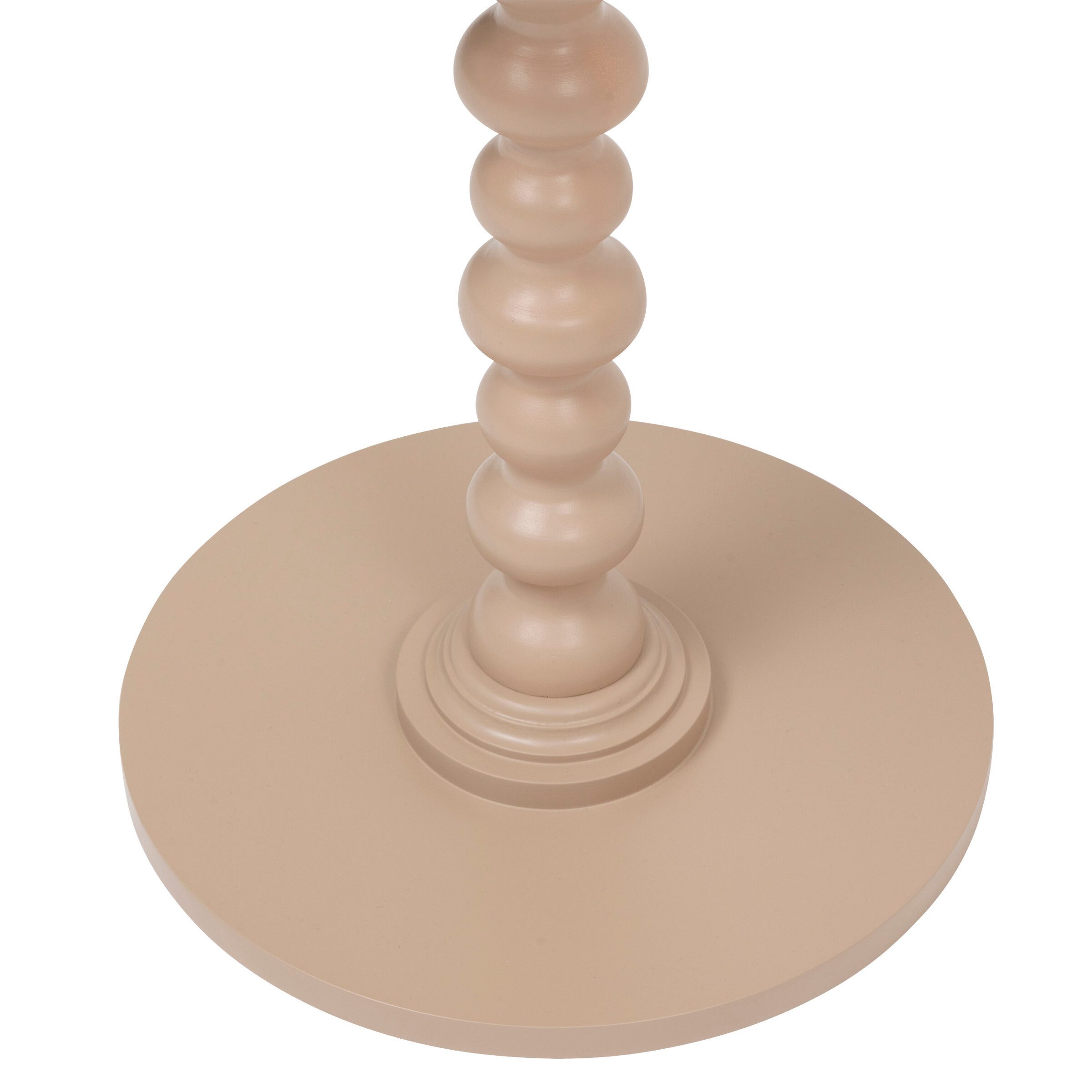 Atmosphera Créateur d'intérieur Beistelltisch Couchtisch ALIX mit dekorativem Bein, Ø 38 cm (funktional) – Bild 4 von 5