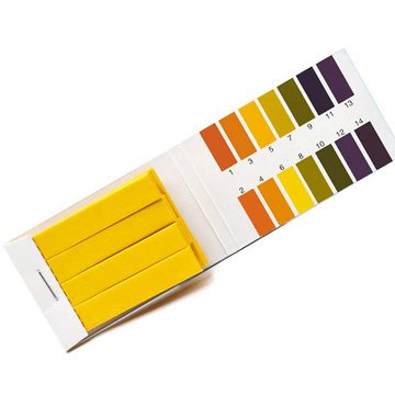 Retoo Wasserteststreifen pH-Wert Teststreifen Indikator Testpapier Lackmuspapier Wasser, Set, Sie können das pH-Ergebnis