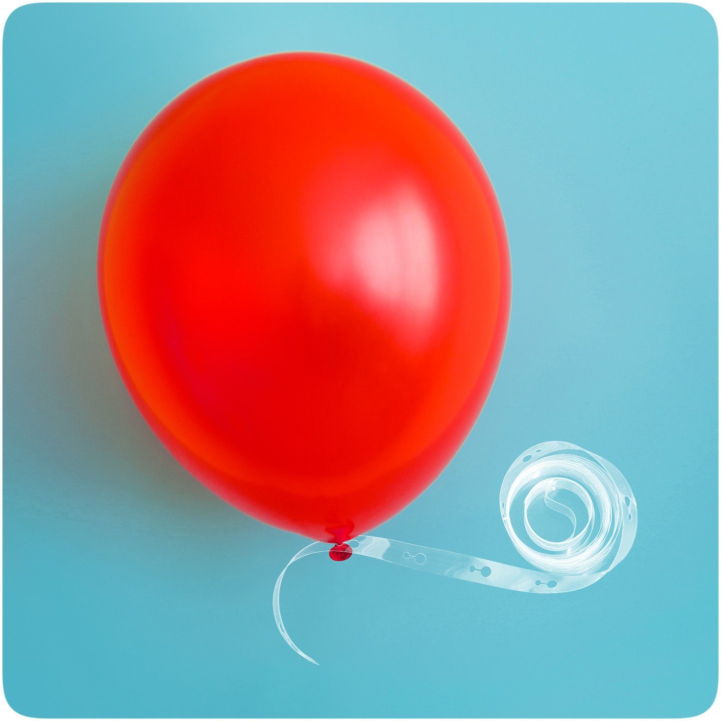 MyBeautyworld24 Гирлянда декоративнаяballon Band für Ballongirlande 5 m Rolle Ballon Girlande Geburtstagsdeko