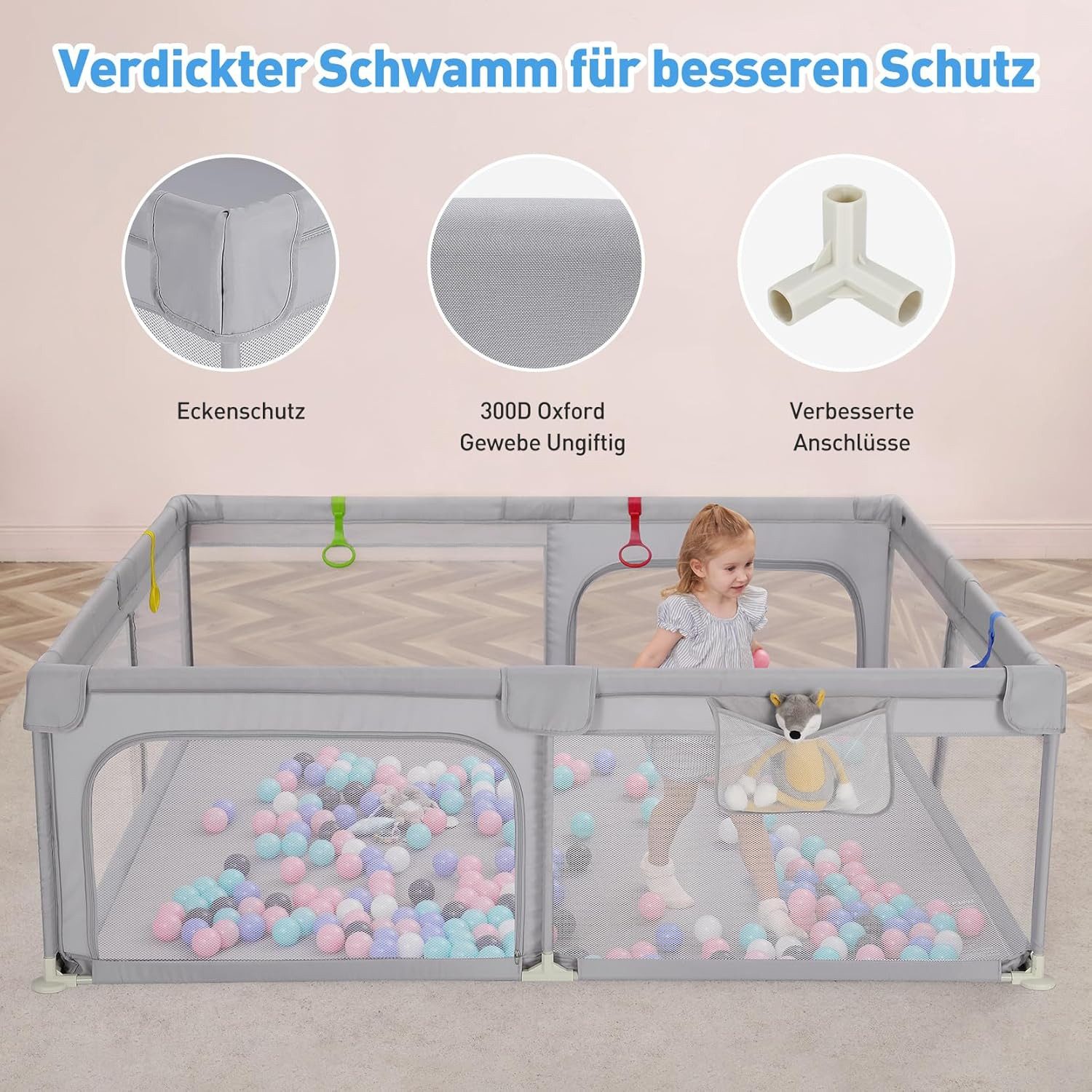 Dripex Laufgitter Baby Laufgitter 150 x günstig online kaufen