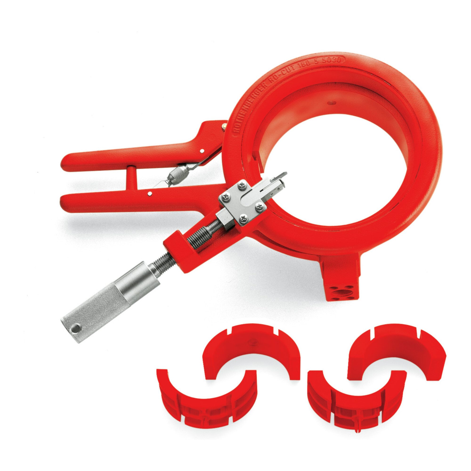 Rothenberger Rohrschneider Rothenberger ROCUT 160 Set für Kunststoffrohre 110, 125 und 160mm