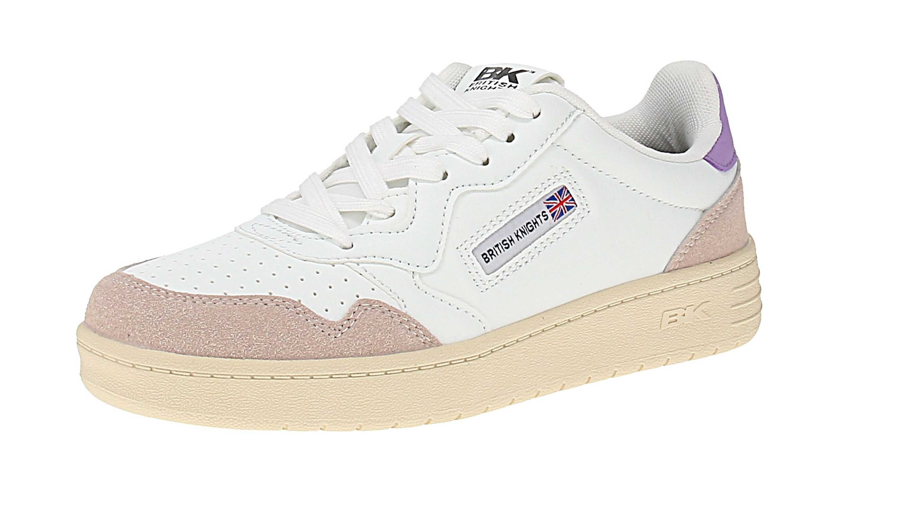 British Knights British Knights Noors B51-3618 - Damen Sneaker - 02-White-Lilac Sneaker