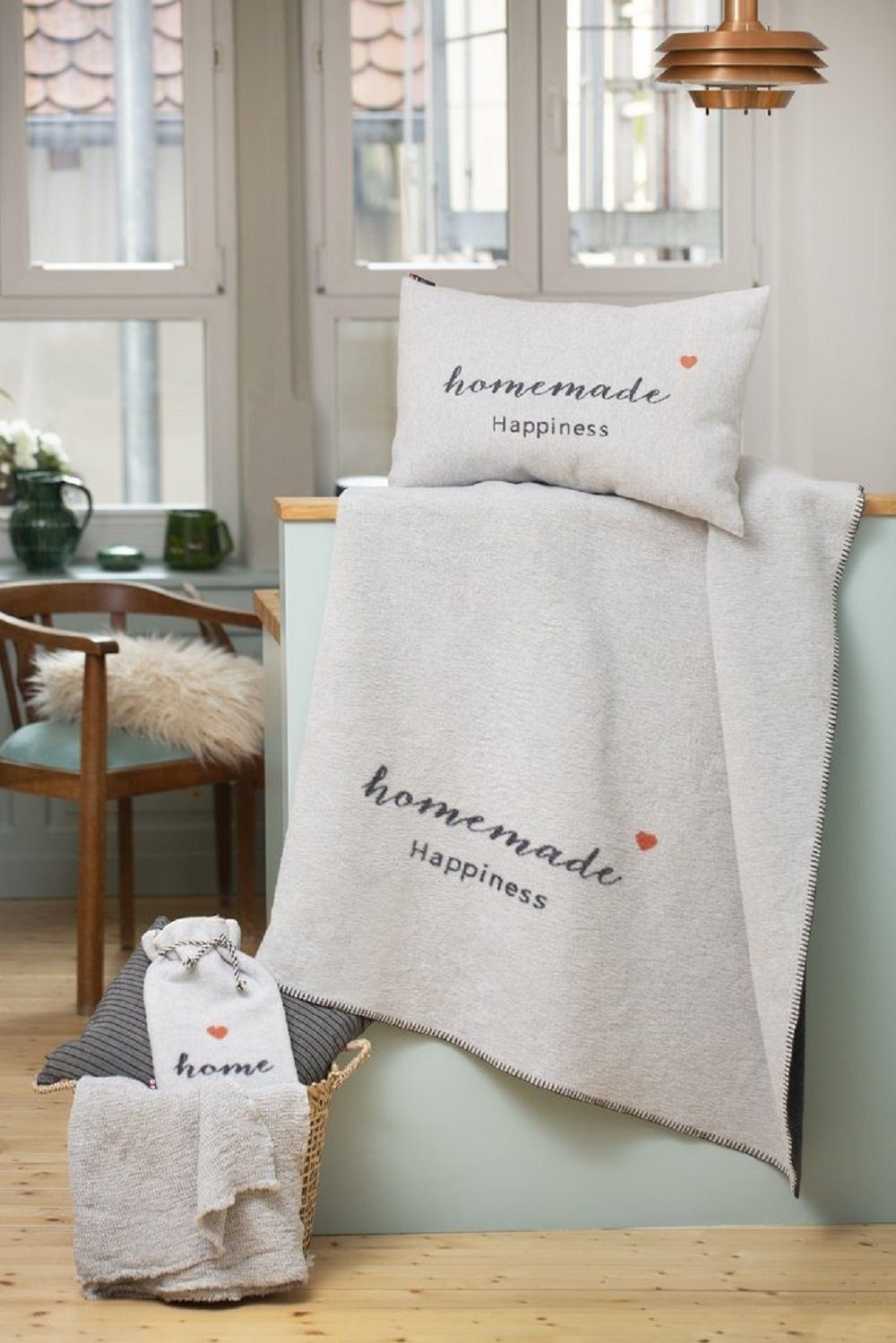 DAVID FUSSENEGGER Kissenhülle Silvretta 'homemade Happiness' günstig online kaufen