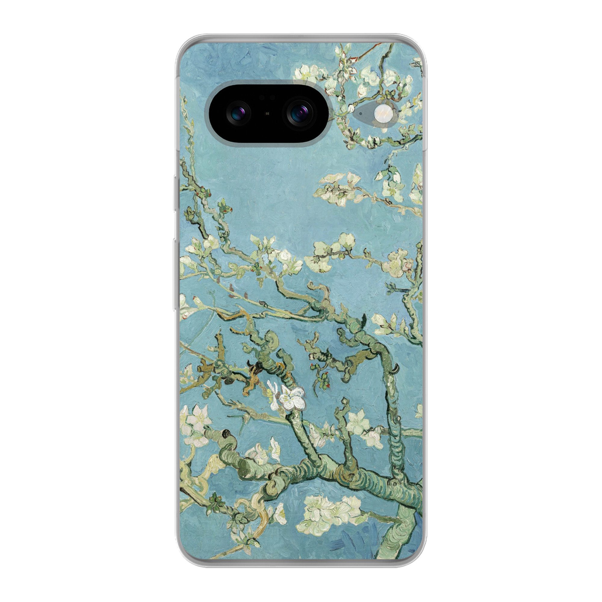 MuchoWow Handyhülle für Google Pixel 8 Mandelblüte - Van Gogh - Kunst, Handy Case, Silikon, Bumper Case Dünn