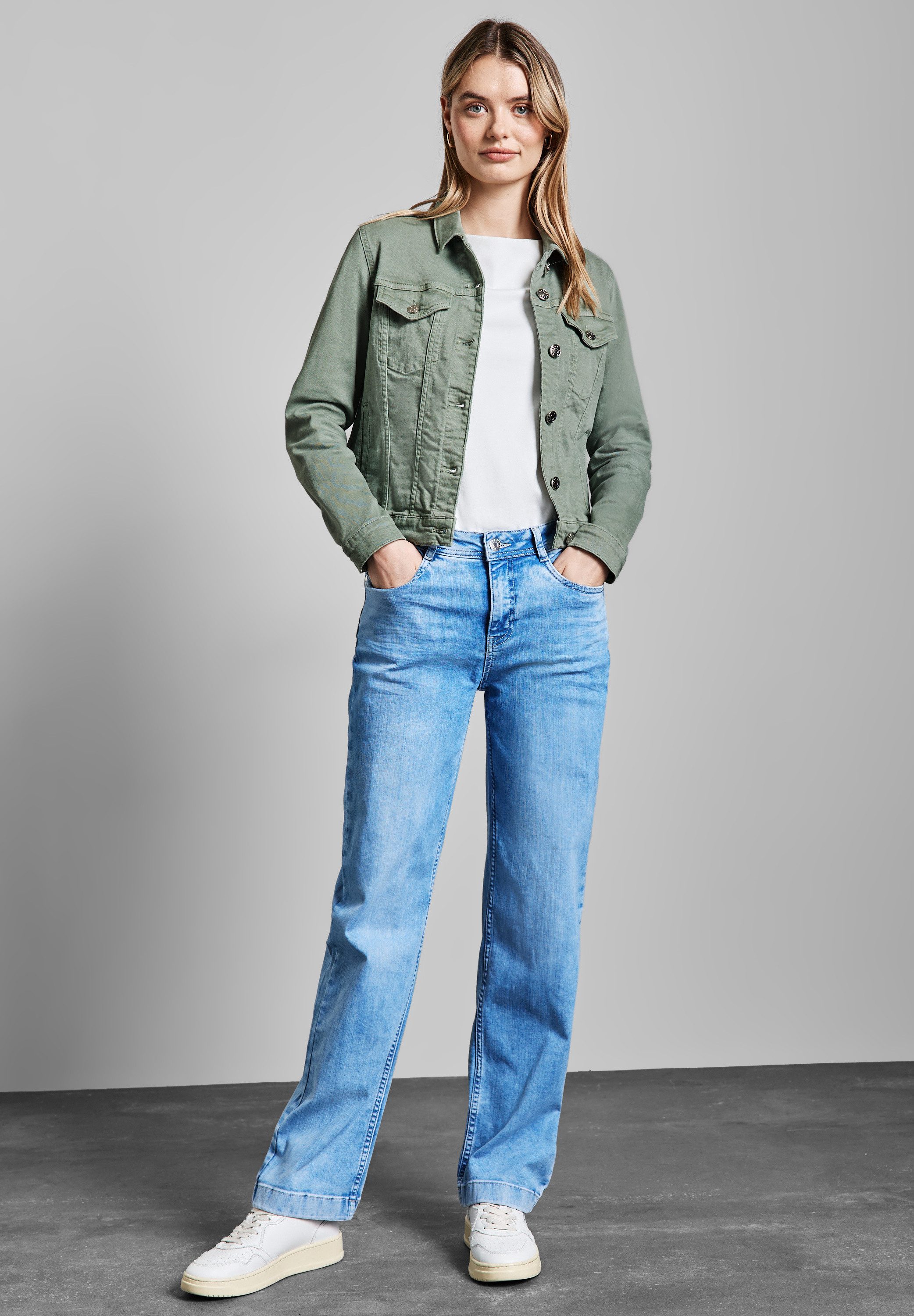 STREET ONE Jeansjacke mit Kragen günstig online kaufen