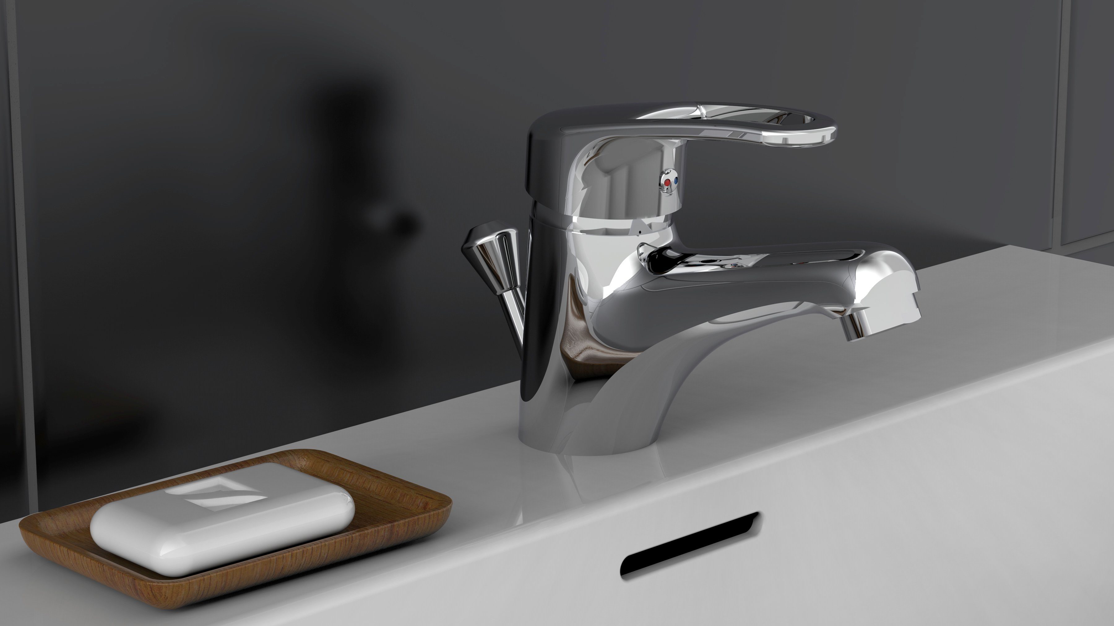 Schütte Waschtischarmatur Batoni mit Zugstange, mit Ablaufgarnitur, Mischba günstig online kaufen