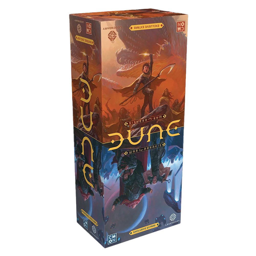 Asmodee Spiel Dune: Krieg um Arrakis Exclusive Extras (DE/FR) Erweiterung Miniaturen