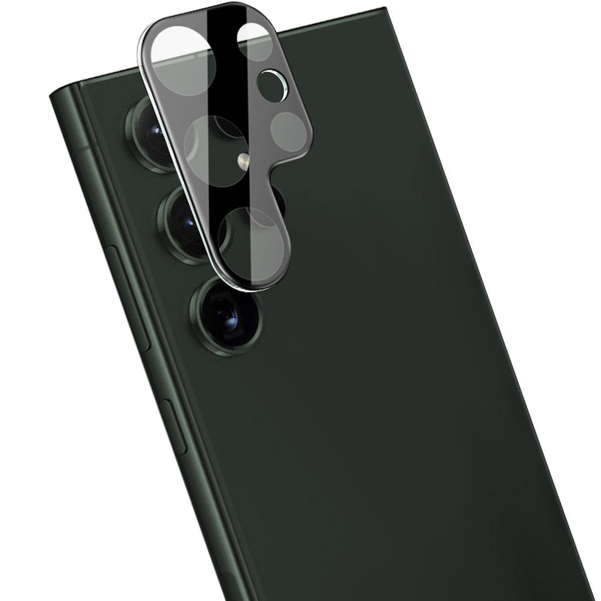Nalia Smartphone-Hülle Samsung Galaxy S24 Ultra, Carbon Style Silikon Hülle  / Matt Schwarz / Elegantes Business Cover