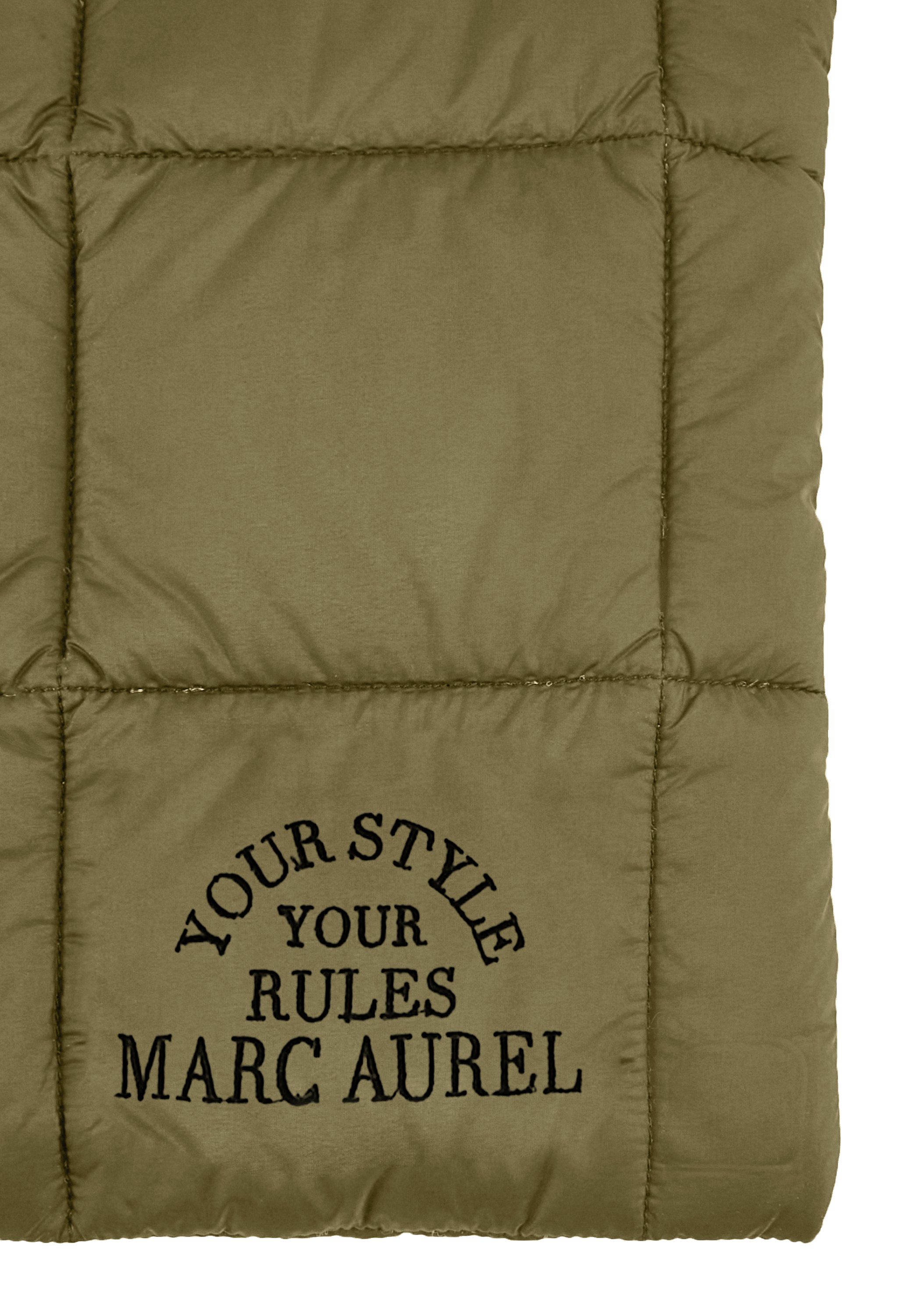 AUREL Puffer-Optik khaki Handtasche, MARC in