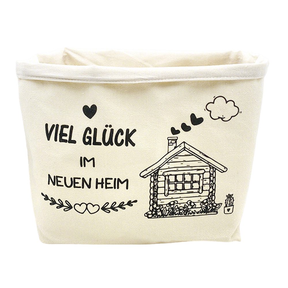 Diwzbyn Brotkorb Geschenk zum Umzug oder Auszug Brötchenkorb Einzugsgeschenk, Brottasche Geschenkidee zum Einzug Brotkorb aus Stoff