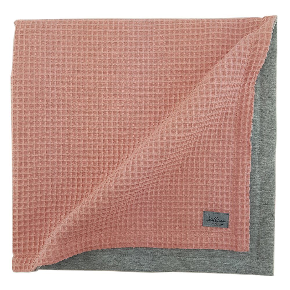 Babydecke Waffelstoff Waffelpiqué, JOLLAA, Kinderwagendecke 100 günstig online kaufen