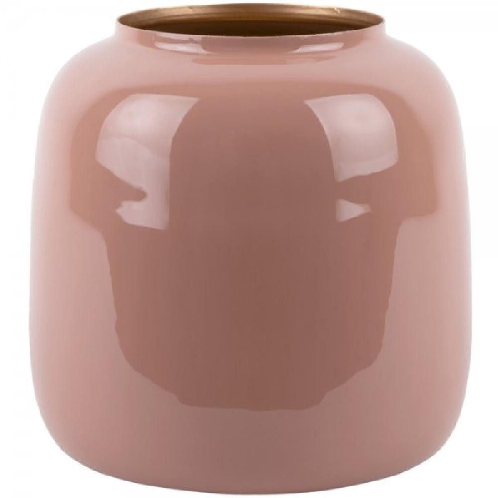Present Time Dekovase Vase Ivy Iron Enamel Faded Pink (11,5x21cm)