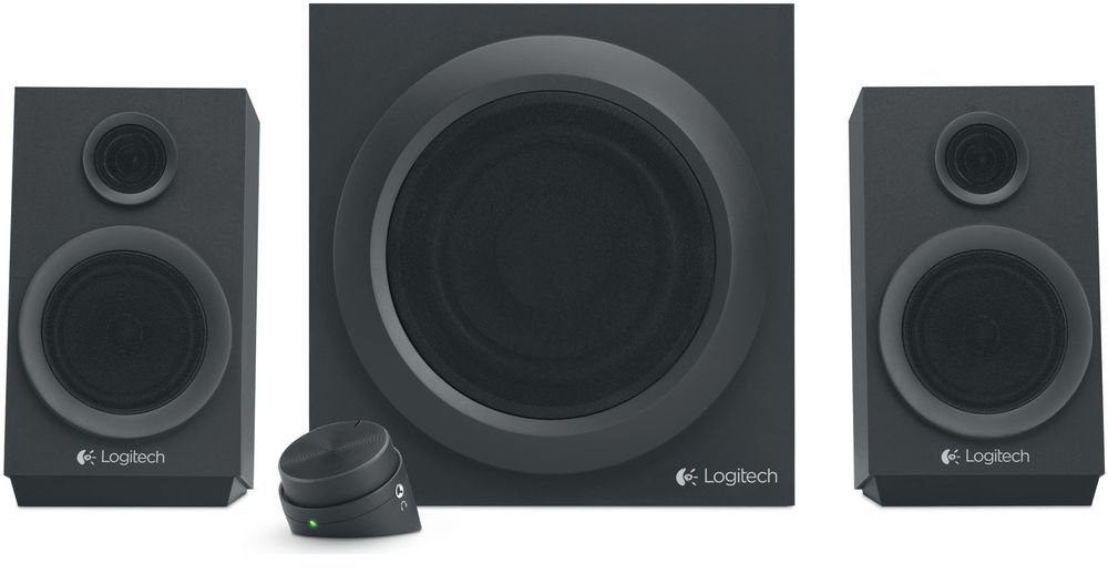 Logitech Speaker System Z333 PS3 Player) (für 2.1 360 DVD XBOX BluRay PC, Konsole, TV, Lautsprecher