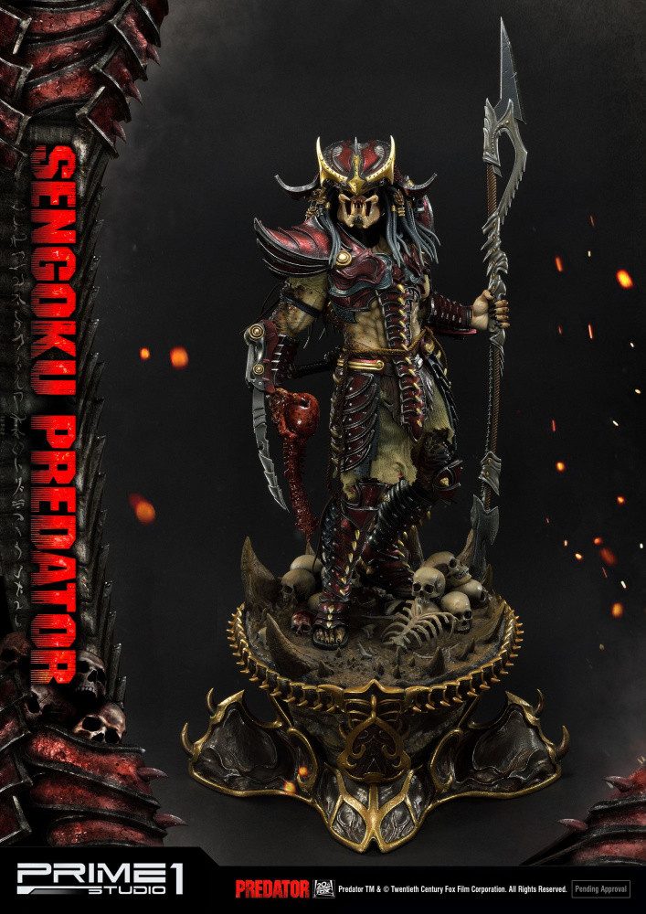 Prime 1 Studio Actionfigur Predator Statue Sengoku Predator 89 cm