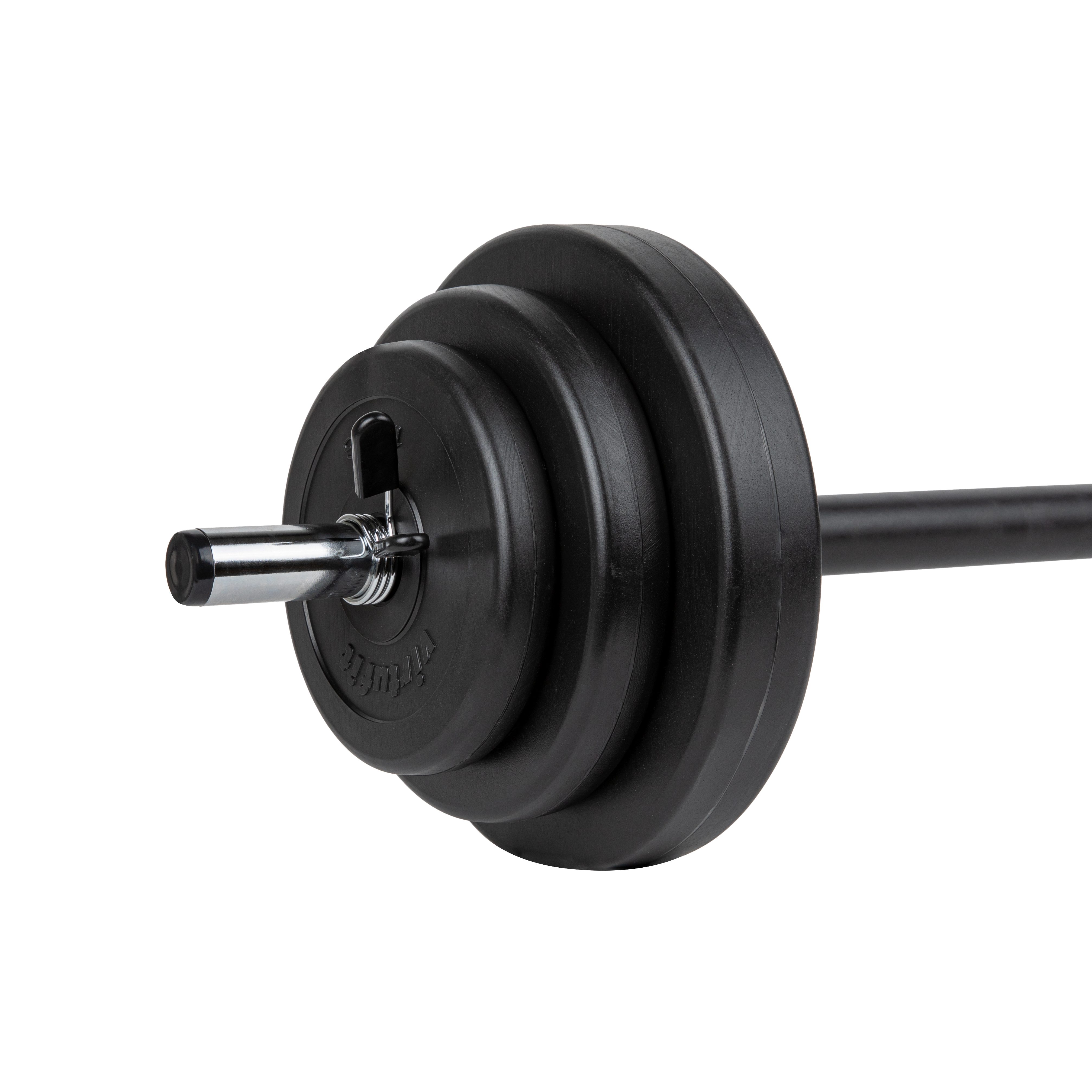 VirtuFit Hantel-Set VirtuFit Aerobic Pump Set Vinyl 20 kg Schwarz