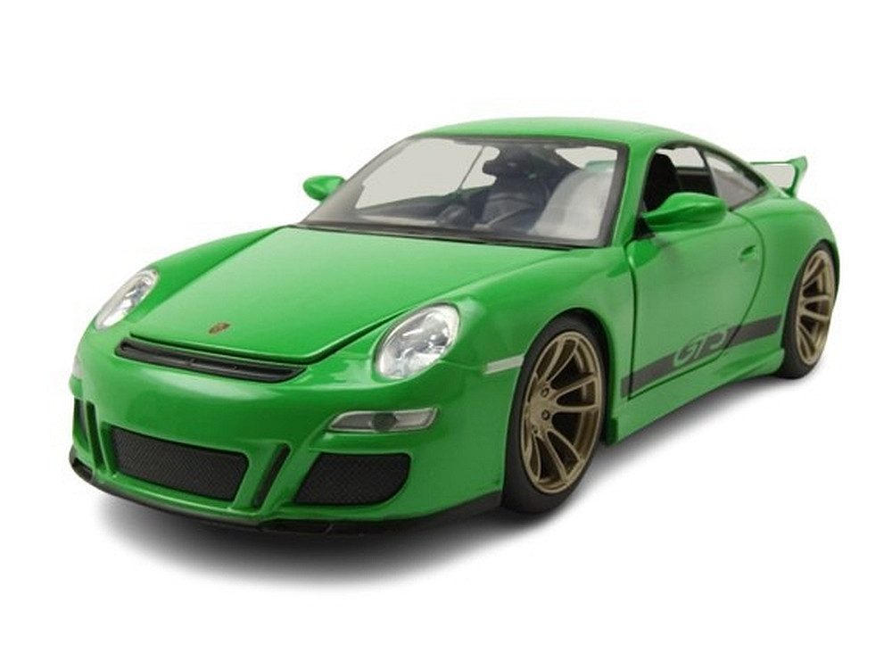 Modellauto Porsche 911 (997) GT3 2007 grün Fast & Furious