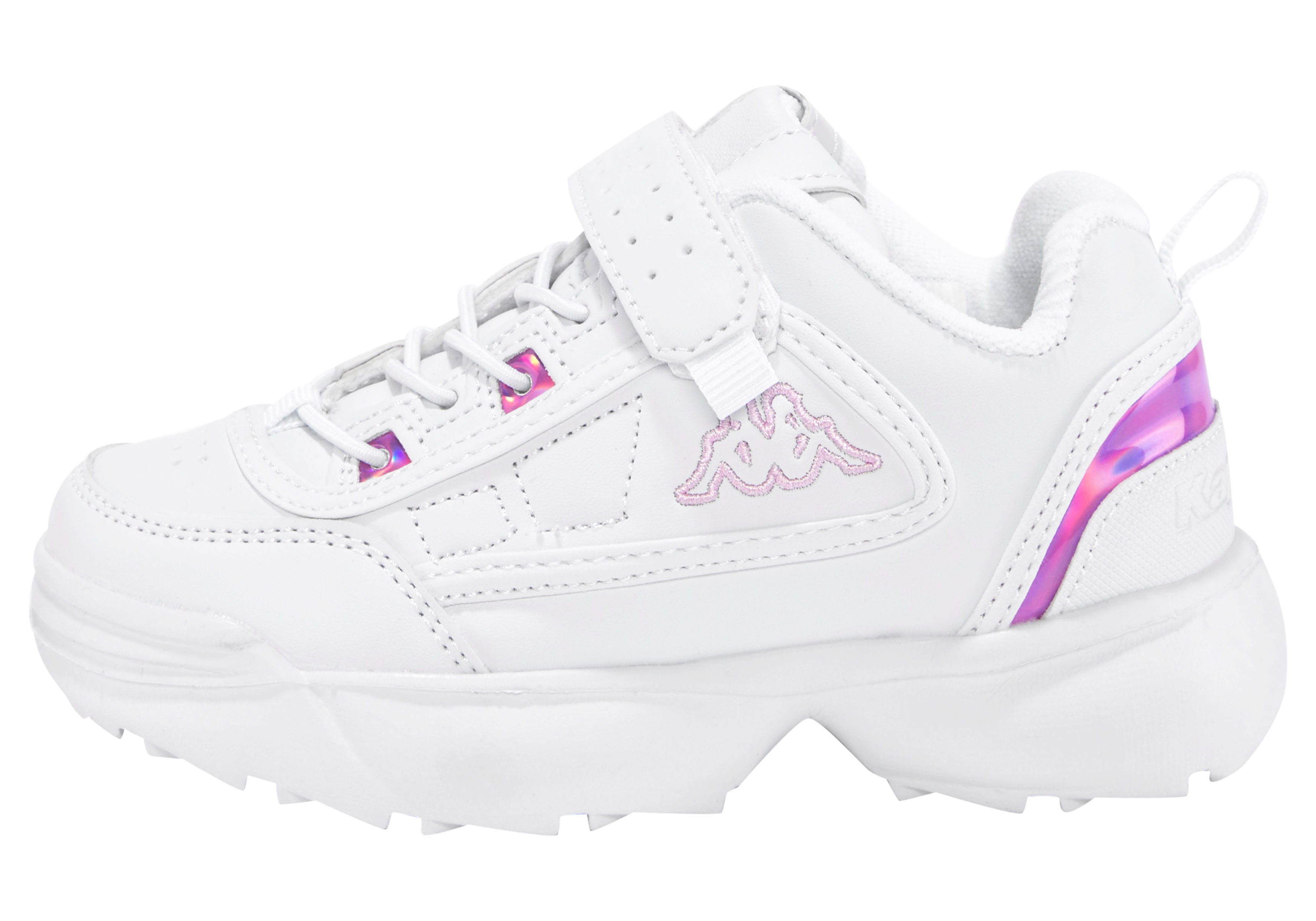 Sneaker Kappa weiß-pink