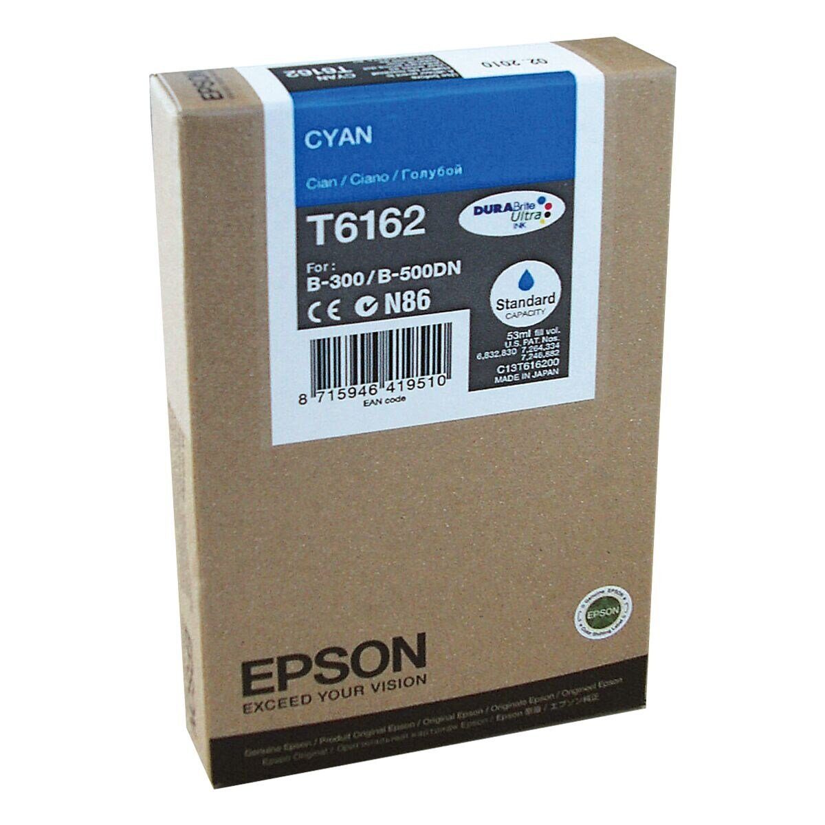 Epson T616200 Tintenpatrone (Original Druckerpatrone, cyan)