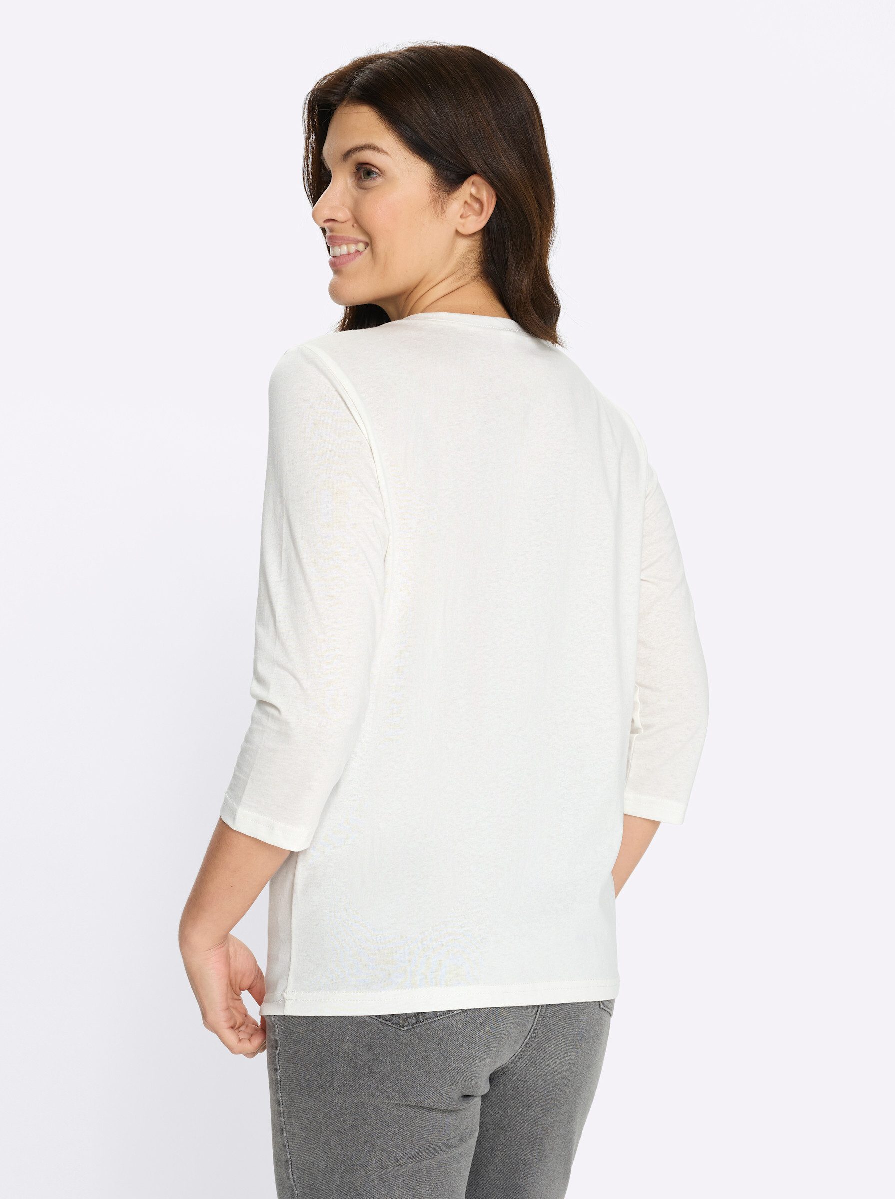 Sieh an! T-Shirt 3/4-Arm-Shirt 3/4-Arm günstig online kaufen