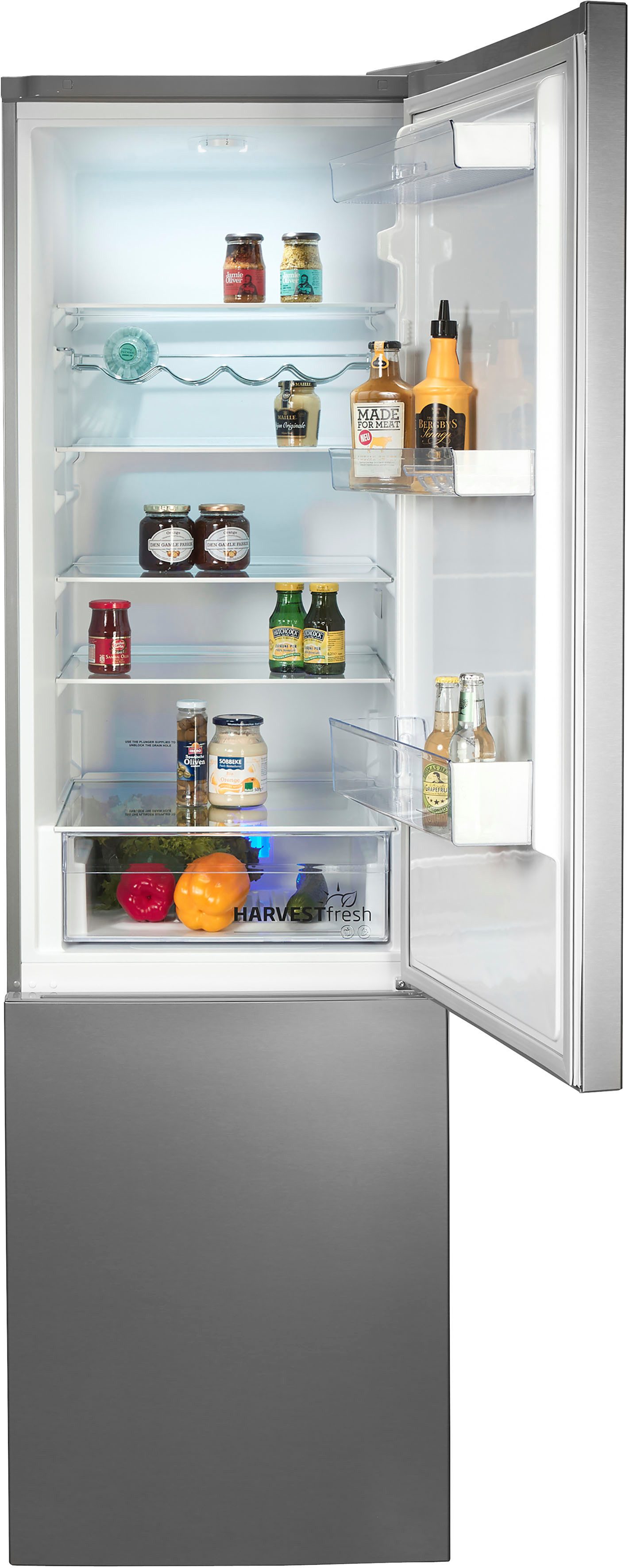 BEKO Kühl-/Gefrierkombination RCSA406K60XBN, 202,5 cm hoch, 59,5 cm breit, Kein manuelles Abtauen mehr dank automatischer Abtauung – Bild 5 von 5