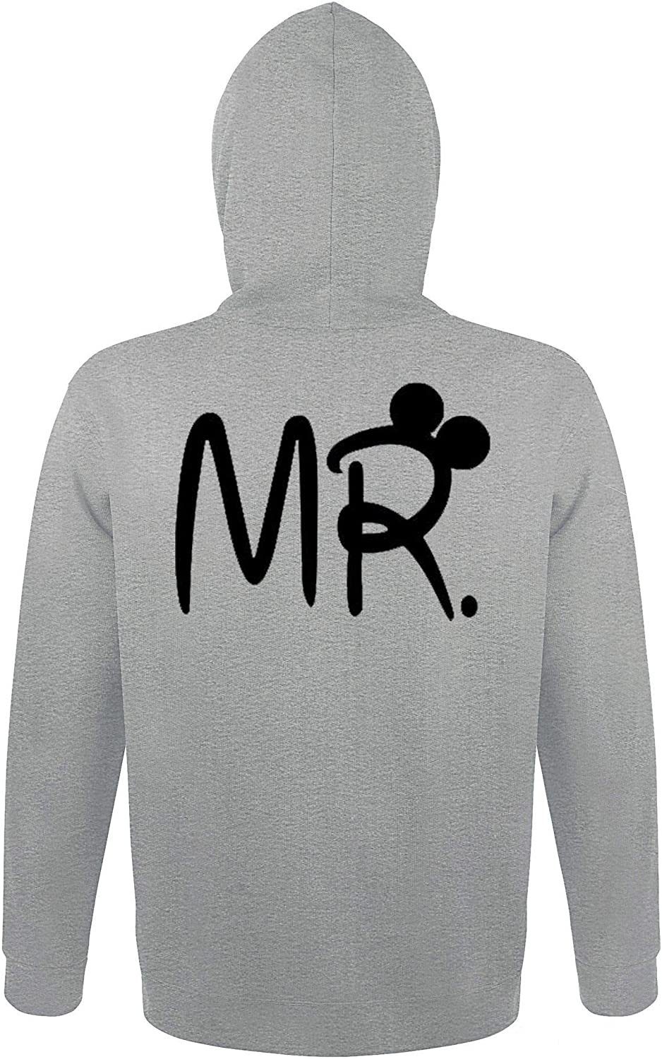 Couples Shop Kapuzenpullover Mr & Mrs Mister Misses Hoodie Pullover mit modischem Print – Bild 2 von 5