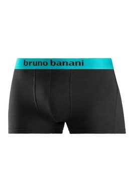 Bruno Banani Boxer (Packung, 4-St) mit farbigen Marken-Schriftzug am Bündchen