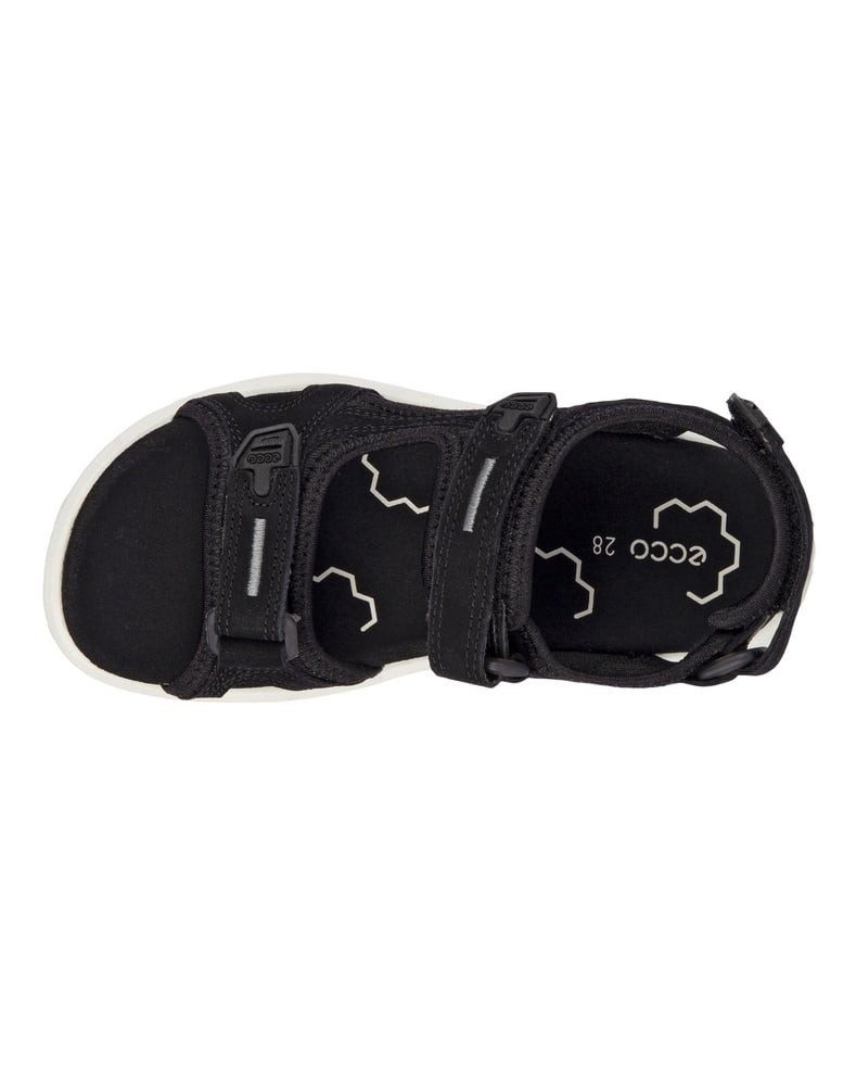 Ecco X-trinsic (Nubukleder) schwarz Kinder Sandale