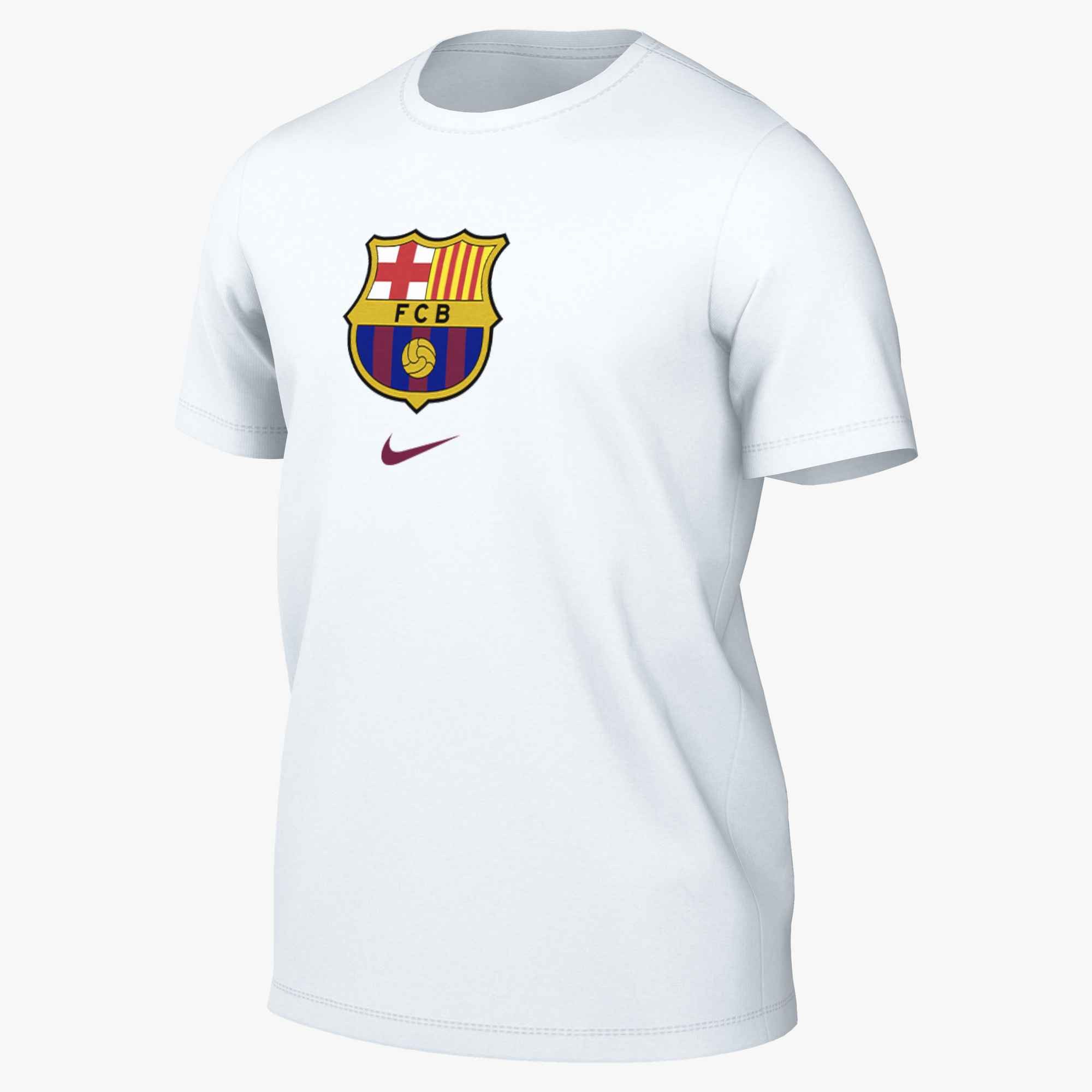 Nike T-Shirt FCB M NK CREST TEE sportlicher Stil, für vielseitige Aktivitäten