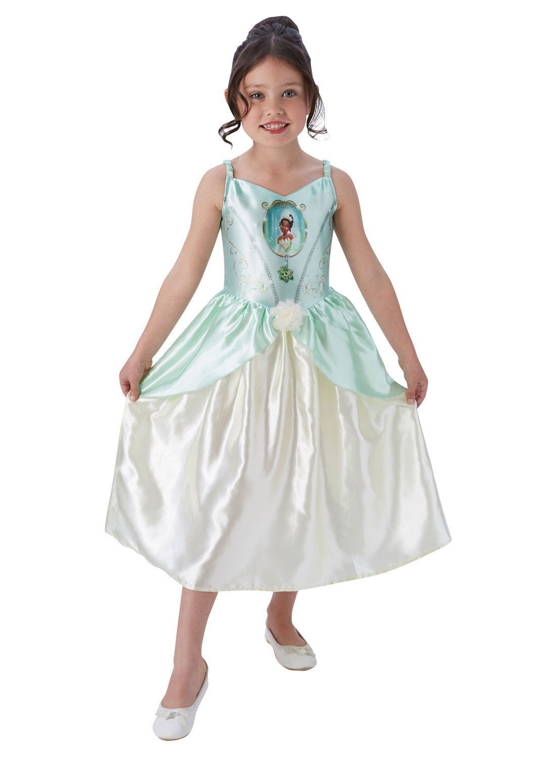 Rubie´s Prinzessin-Kostüm Disney Prinzessin Tiana Kostüm für Kinder, Klassische Märchenprinzessin aus dem Disney Universum
