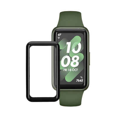 kwmobile Schutzfolie 2x Displayschutzfolie für Huawei Band 8, (1-St), Schutzfolie für Fitness Tracker - robuster Displayschutz - transparent