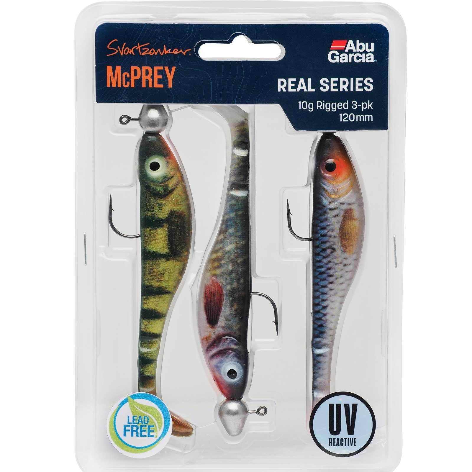 Abu Garcia Kunstköder, Abu Garcia McPrey 10gr Rigged 3-Pack Real Series