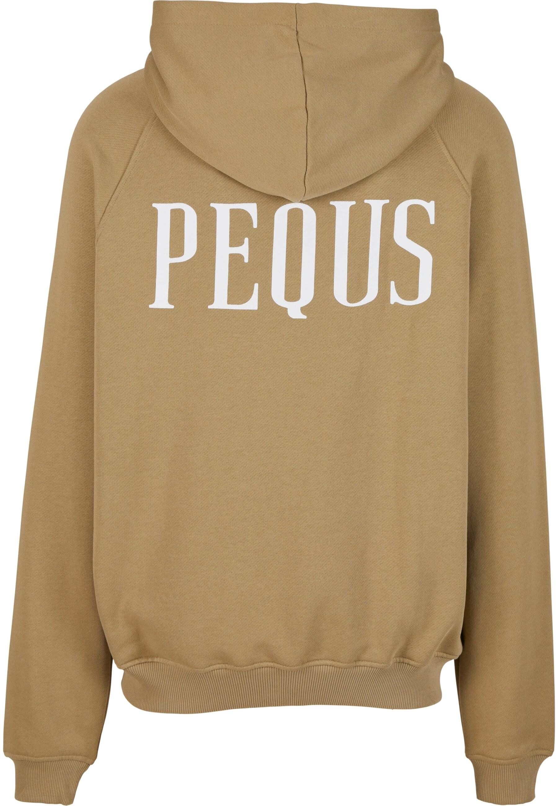 PEQUS Sweatjacke PEQUS PEQUS Back Logo Zip-Hoodie günstig online kaufen